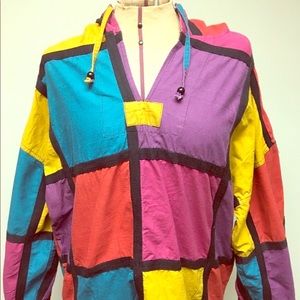 Vintage ColorBlock 100% Cotton Hoodie